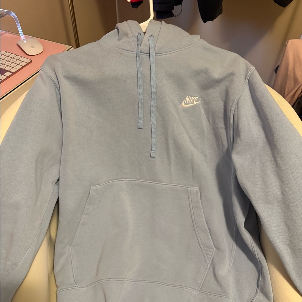 Nike Light Blue Pullover Hoodie